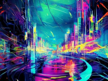 高科技视觉艺术动态壁纸，新世代创新