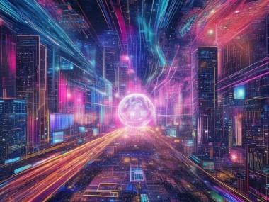 电子科技动态影像素材，视觉艺术的科技之光