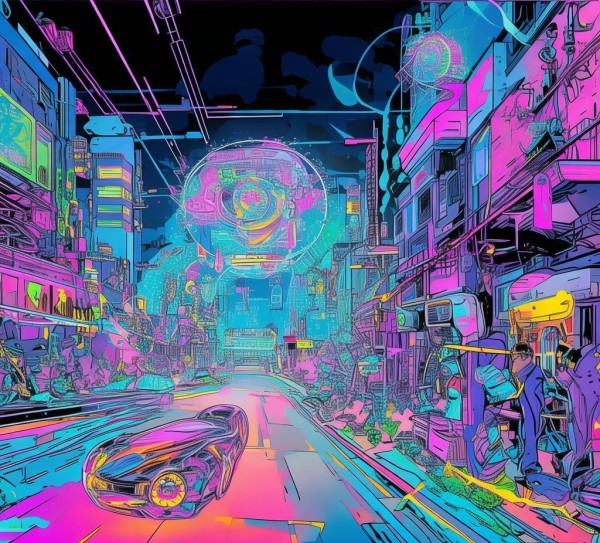 科技动态漫画，未来科技的视觉盛宴